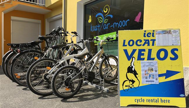 bike rental camping kost-ar-moor - fouesnant - South Brittany