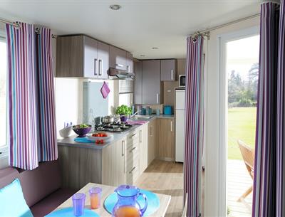 4 persons mobile home to rent at Kost ar Moor campsite in Fouesnant les Glénan