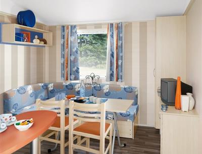  Mobile home rental Grand Confort at KostArMor campsite in Fouesnant