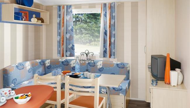  Mobile home rental Grand Confort at KostArMor campsite in Fouesnant