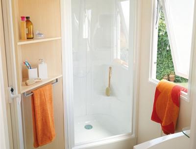  Mobile home rental Grand Confort at KostArMor campsite in Fouesnant