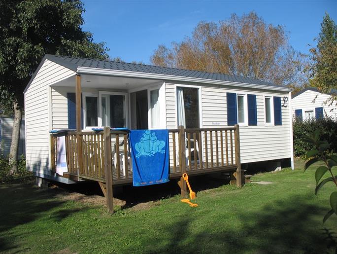  Pacifique mobile home for rent at Kost Ar Moor campsite in Fouesnant