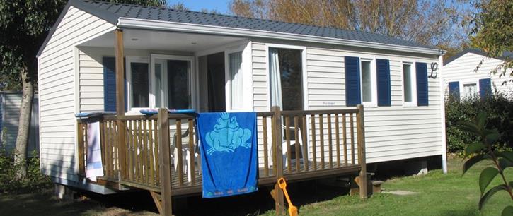  Pacifique mobile home for rent at Kost Ar Moor campsite in Fouesnant