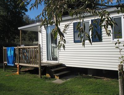 Pacifique mobile home for rent at KostArMoor campsite in Fouesnant