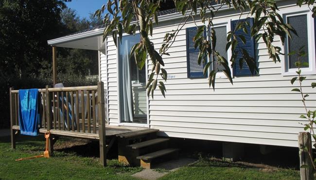  Pacifique mobile home for rent at KostArMoor campsite in Fouesnant