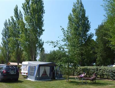  Camping pitch of the Kost Ar Moor Fouesnant campsite