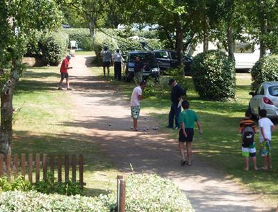 petanque tournament kost-ar-moor camping fouesnant les glenan south britany