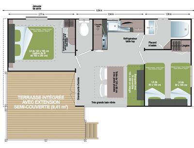 Pacific Premium model Kostarmor campsite