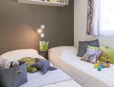 Children's room Panorama mobile home at Kostarmoor campsite
