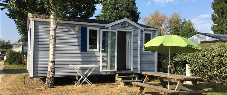 Mobil home 25 m² 4 pers - camping kost ar moor