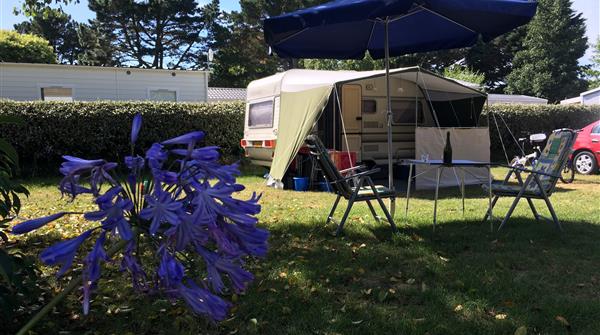  Camping pitch of the Kost Ar Moor Fouesnant campsite