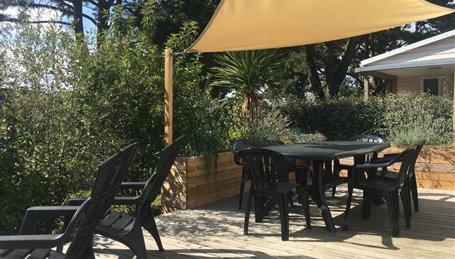  Terrace Mobil-home Déclik Riviera Camping Kost ar Mor