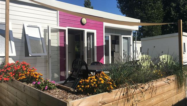 Mobil-home Déclik Riviera Camping Kost ar Moor Fouesnant