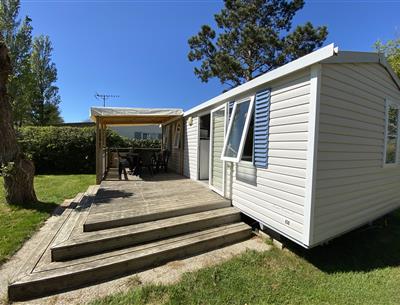 Family mobile home for rent at Kost Ar Moor campsite in Fouesnant