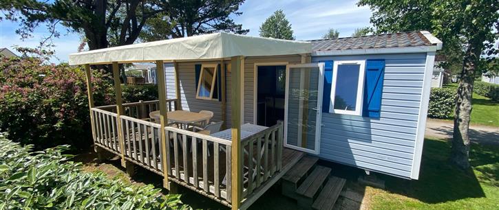  Grand Confort mobile home for rent at KostArMoor campsite in Fouesnant