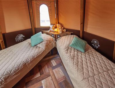 glamping any comfort bedroom 1st floor camping kost ar moor bretagne