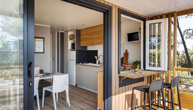 Panorama cottage mobile home for rent premium camping Kost Ar Moor fouesnant brittany - Camping Kost Ar Moor - Fouesnant