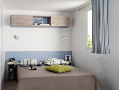mobile home Cottage for rent 2 bedrooms jacuzzi spa campsite Kost Ar Moor fouesnant brittany