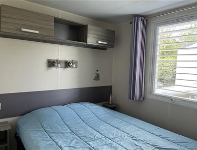 mobile home Cottage for rent 2 bedrooms jacuzzi spa campsite Kost Ar Moor fouesnant brittany