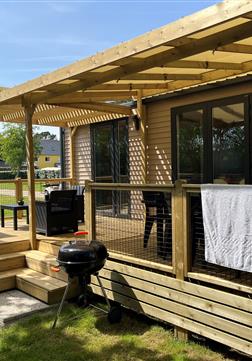 Cottage mobile home for rent premium garden side camping Kost Ar Moor fouesnant brittany - Camping Kost Ar Moor - Fouesnant