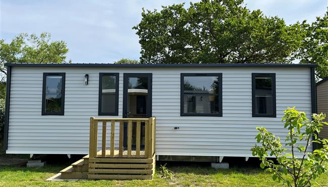 mobile home Cottage for rent 3 bedrooms jacuzzi spa campsite Kost Ar Moor fouesnant brittany