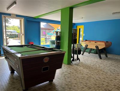 Games room camping Kost Ar Moor Fouesnant Finistere