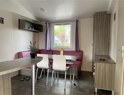 Grand Confort mobile home for rent at KostArMoor campsite in Fouesnant