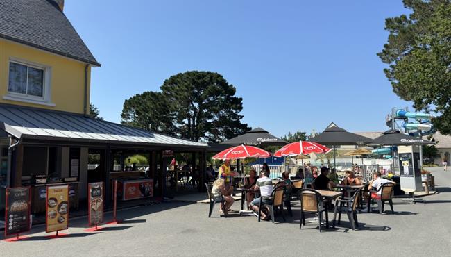 Snack bar terrace  Kost Ar Moor Fouesnant