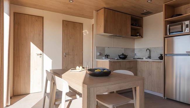 mobile home for rent at KostArMoor campsite in Fouesnant
